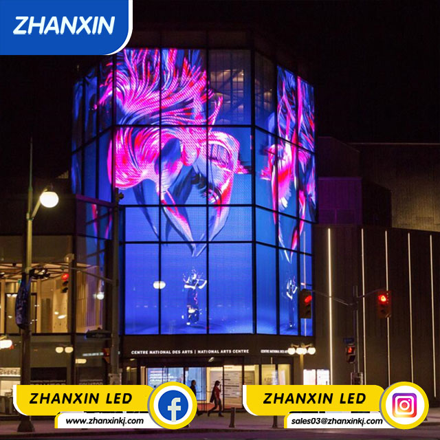 In What Kind Of Scenarios Can Use A Transparent LED Display Screen? | ZHANXIN