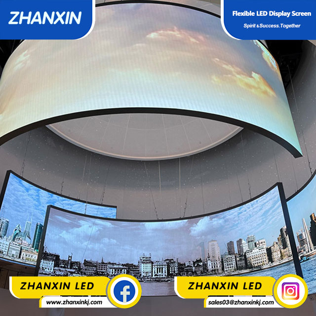 Flexible LED Curtain Screen - ZHANXIN