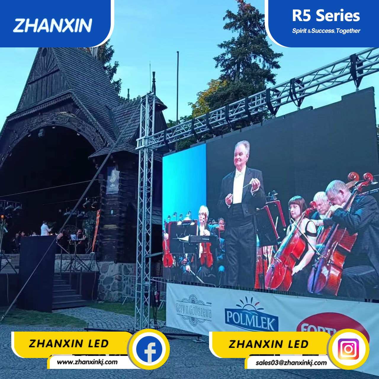 R5 Rental LED Display Screen Feedback From client | ZHANXIN