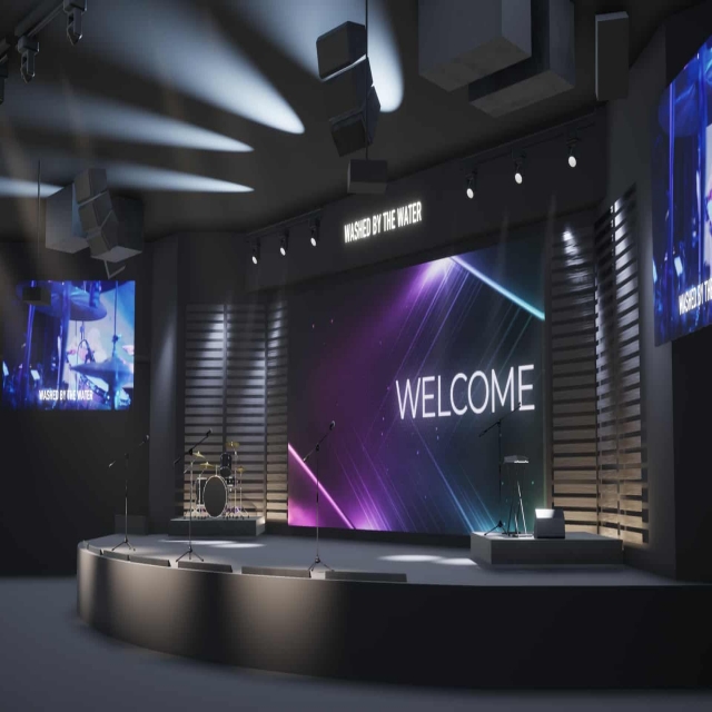 B series outdoor|indoor led module panel rental billboard led display screens for advertising|ZHANXIN