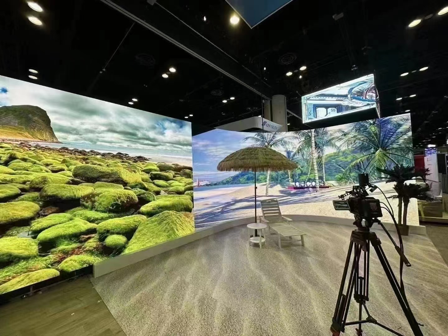ZHANXIN Led Display Used as Movie's background